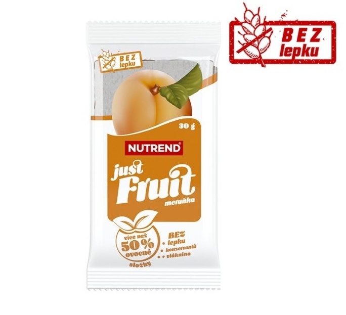 tyčinka Nutrend JUST FRUIT meruňka 30g