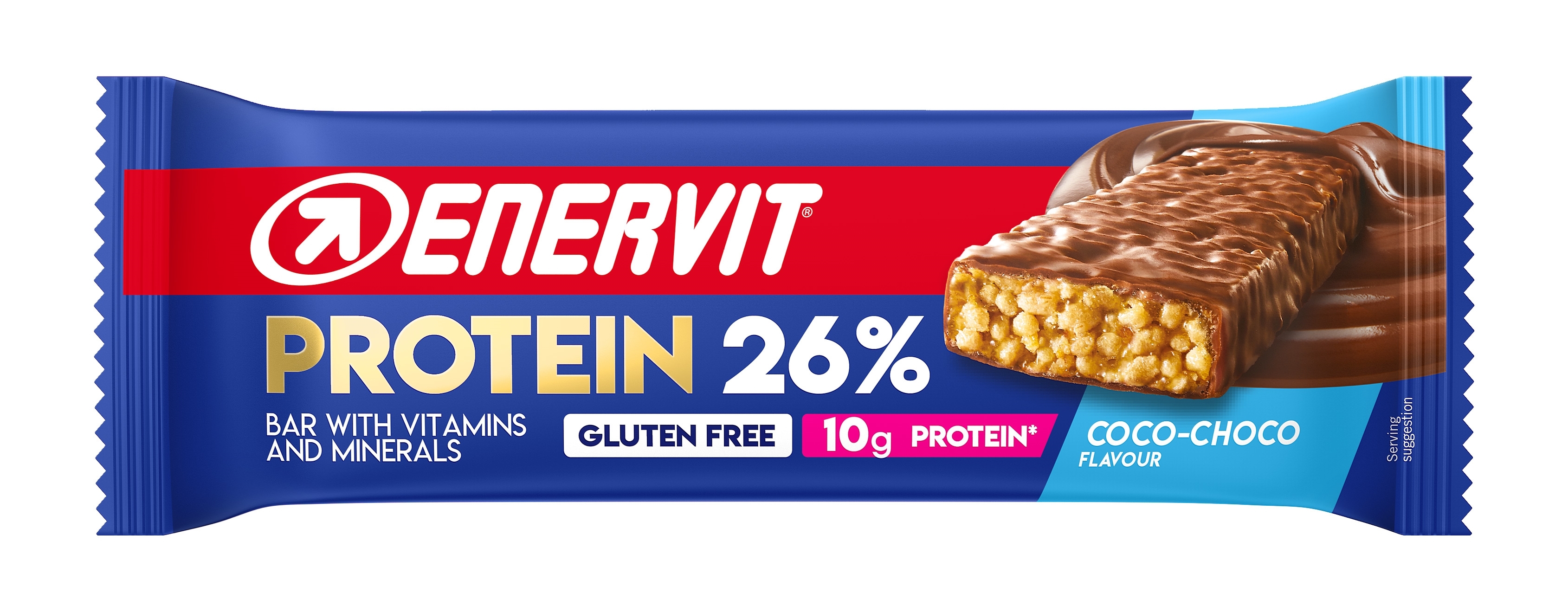ENERVIT PROTEIN BAR 26% 40g čok.+kokos