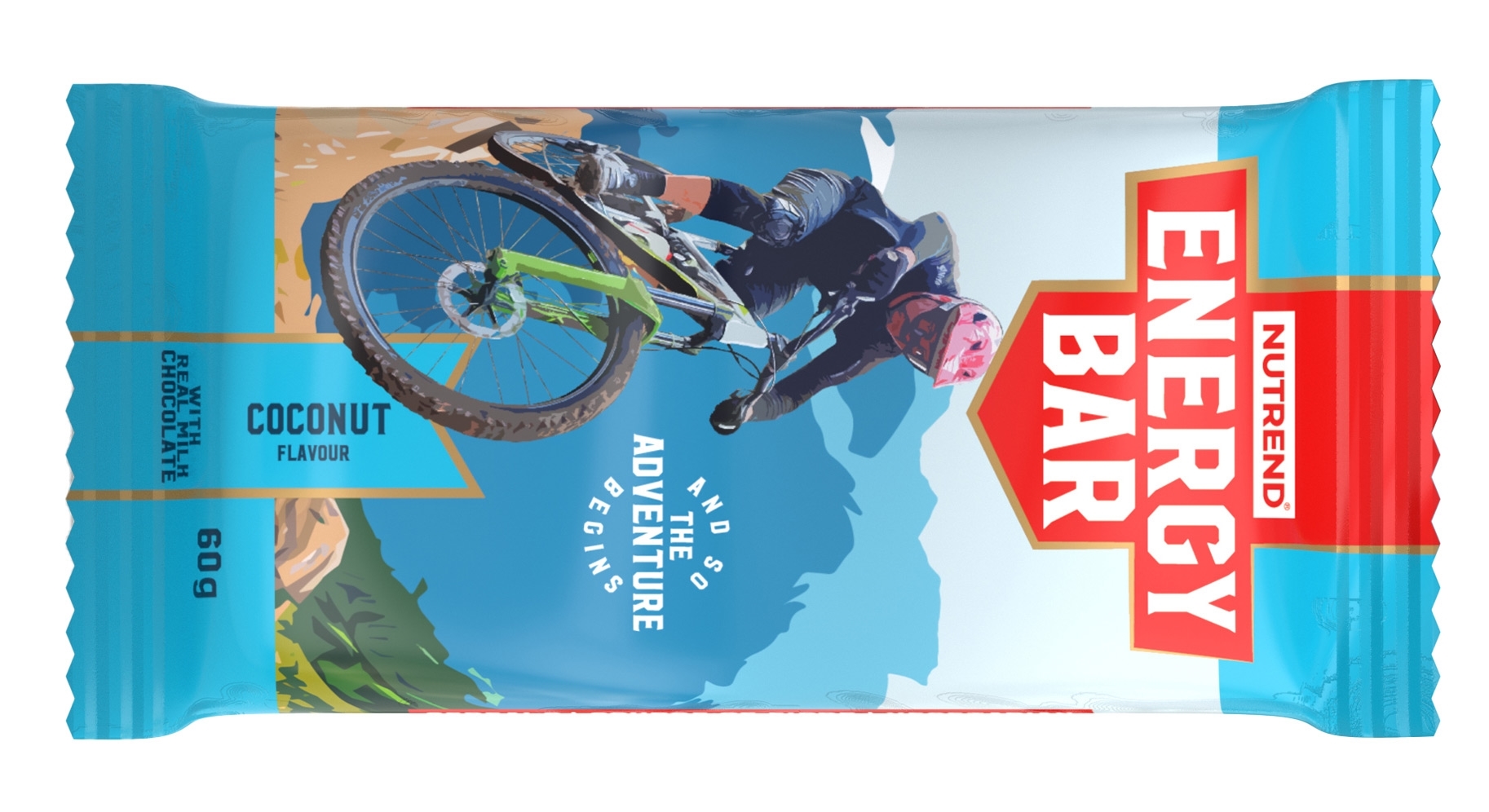 Nutrend tyčinka ENERGY BAR, 60g, kokos