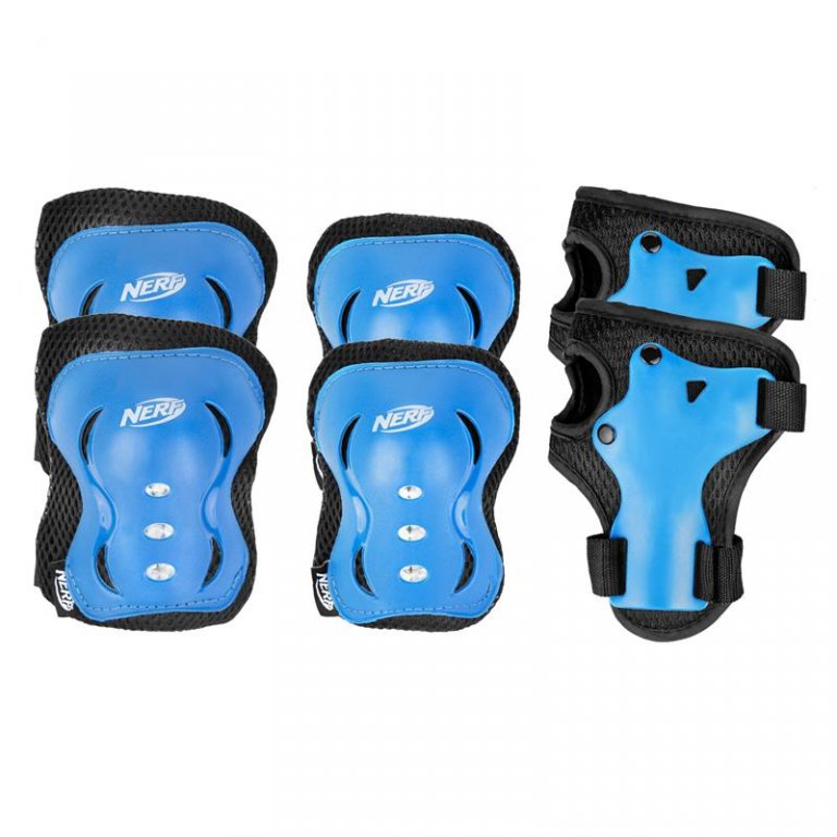 chrániče Spokey HASBRO ARMOR sada modré, vel. L