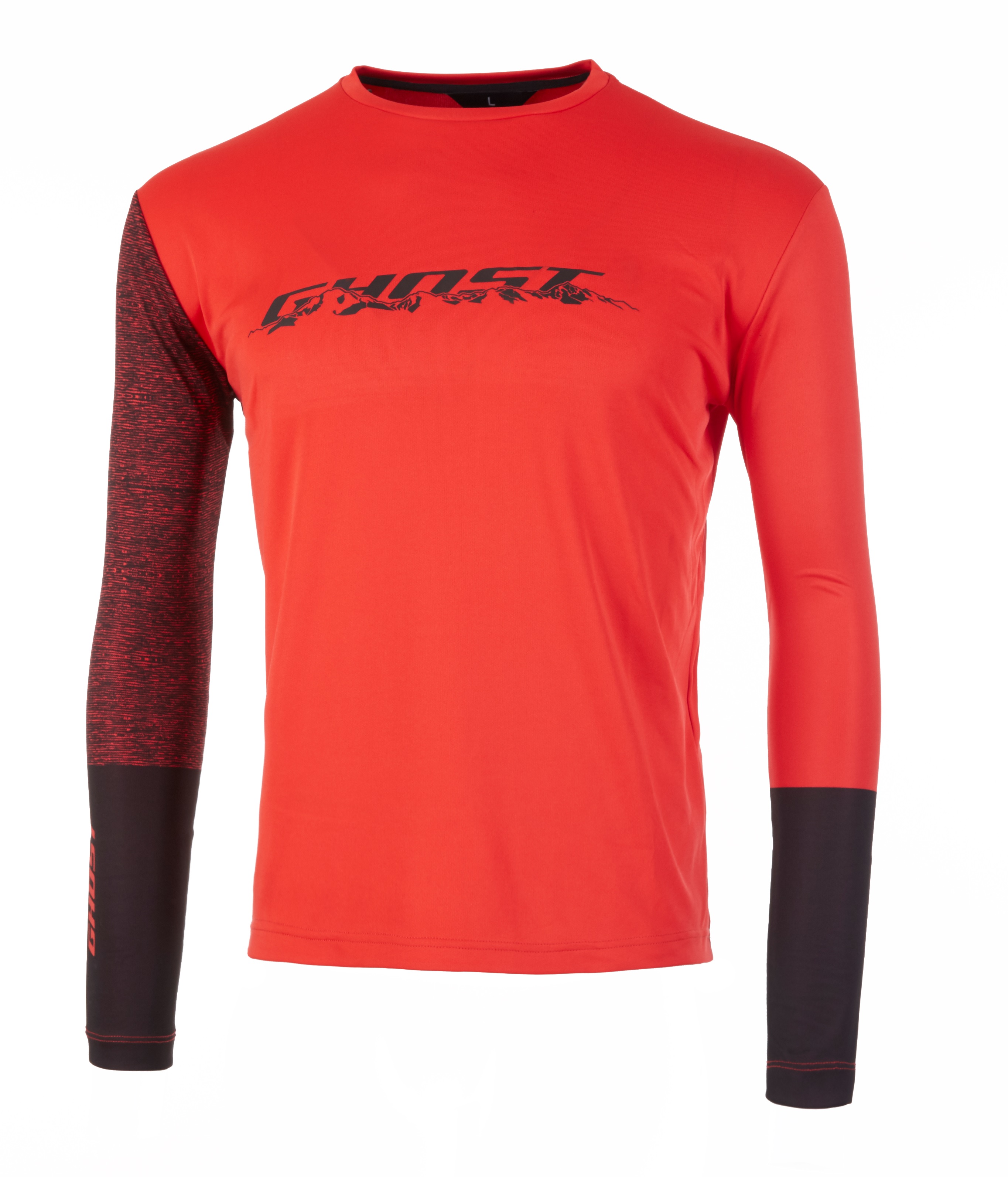 Dres s dlouhým rukávem GHOST Ridge Line Red Varianta: L
