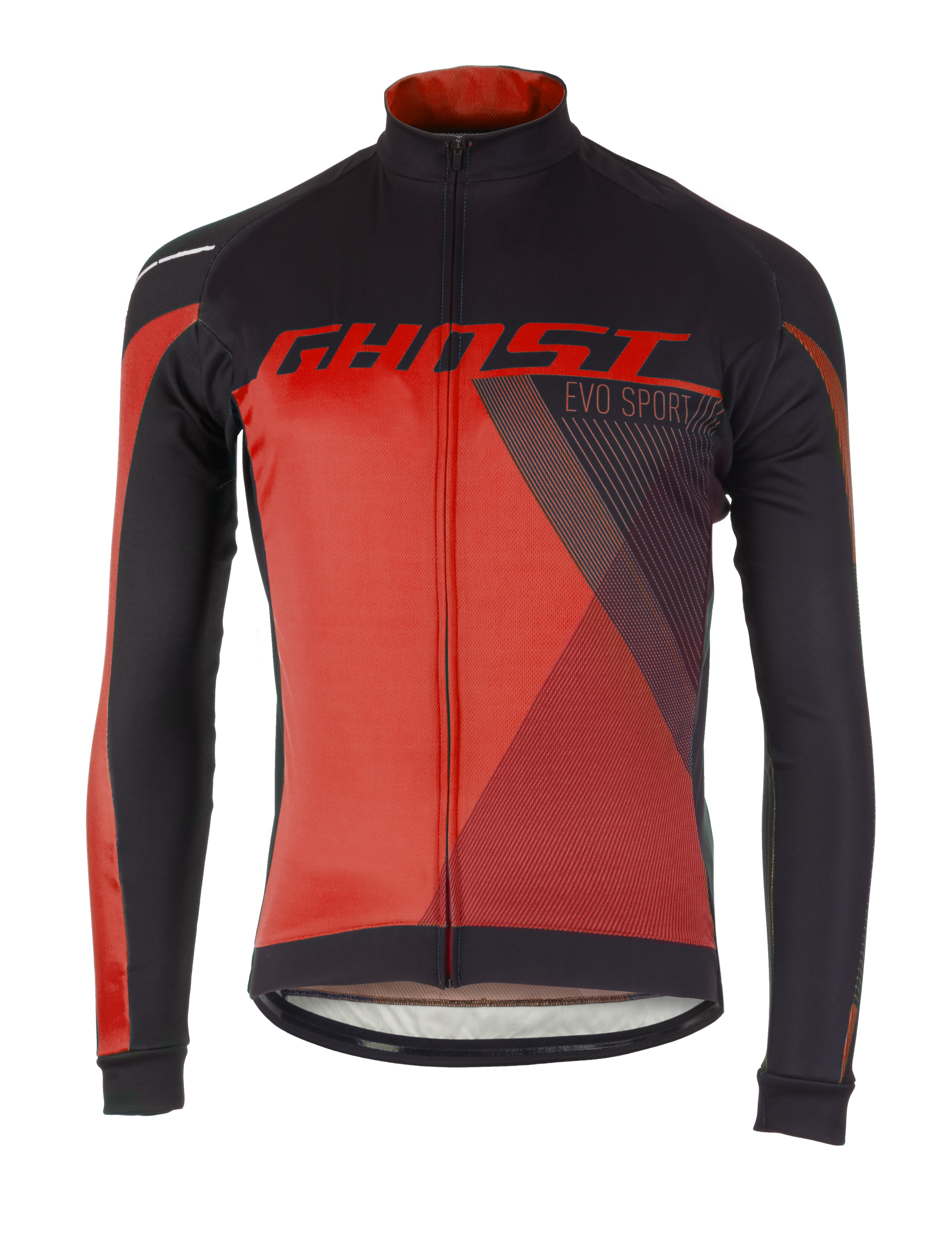 Dres s dlouhým rukávem GHOST Performance Evo Black/Red Varianta: M