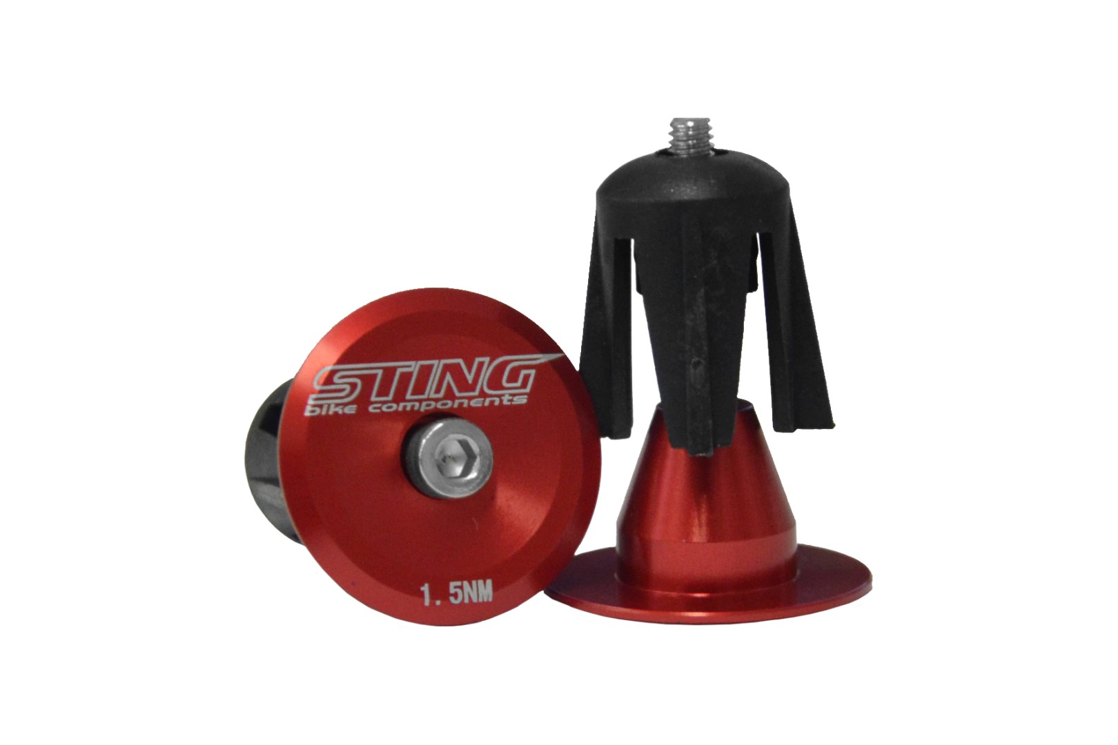 Sting Zátka řidítek ST-PLUG02 barvy: červená