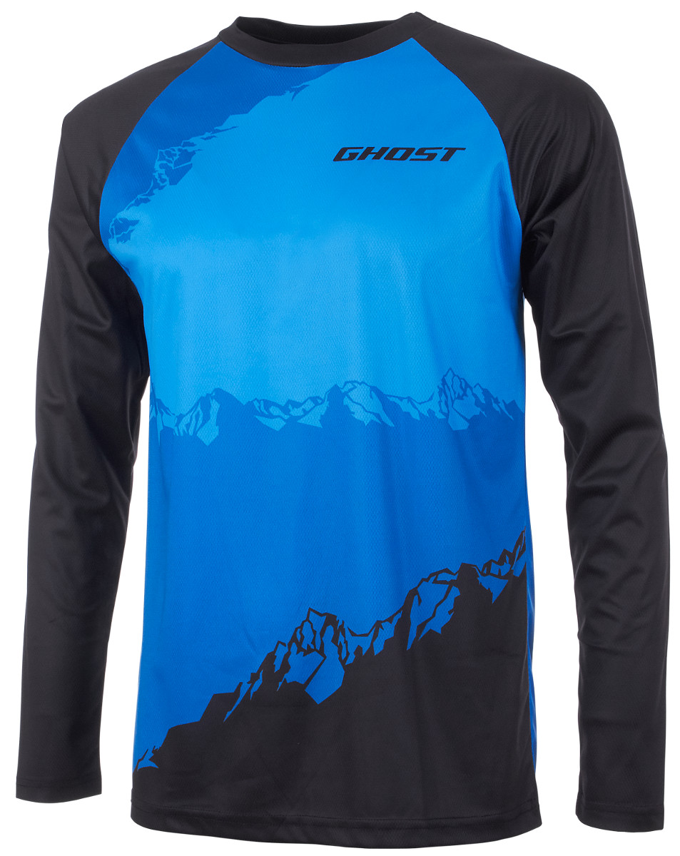 Dres s dlouhým rukávem GHOST AM Blue/Black Varianta: XL