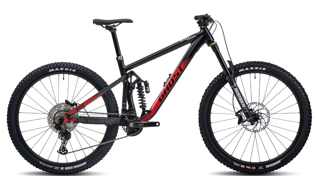 GHOST Riot Enduro Universal 27.5 Black/Red/Grey - S
