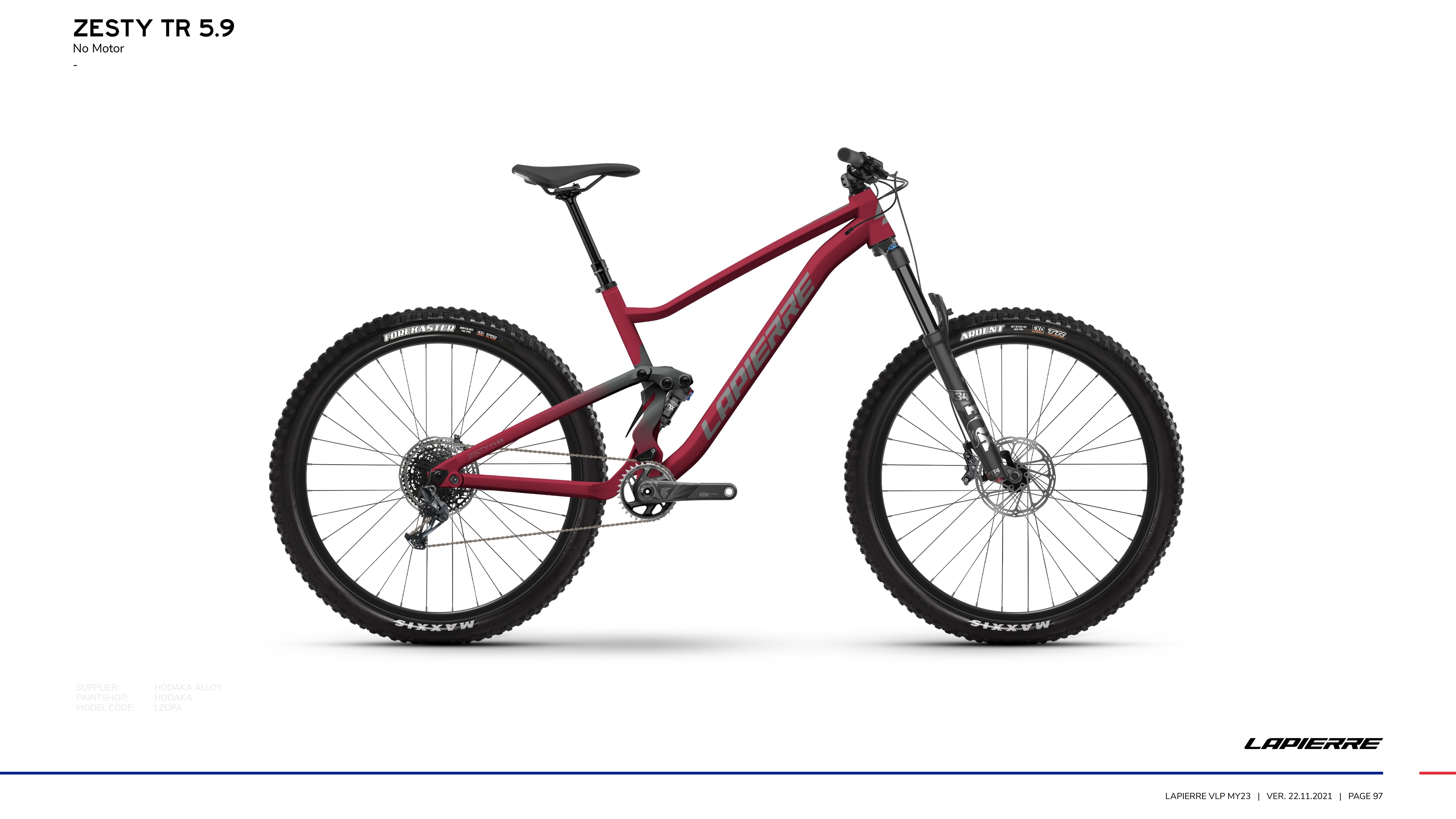 LAPIERRE Zesty TR 5.9 Varianta: L