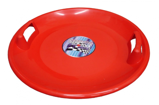 kluzák talíř Plastkon Superstar červený 60cm