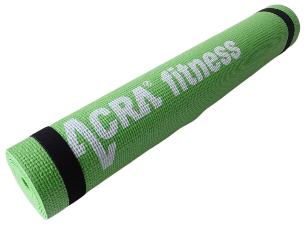 Acra karimatka fitness 173x61x0,4cm zelená