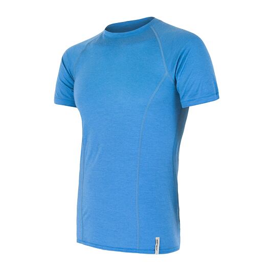 triko krátké pánské SENSOR MERINO ACTIVE modré Velikost.: L