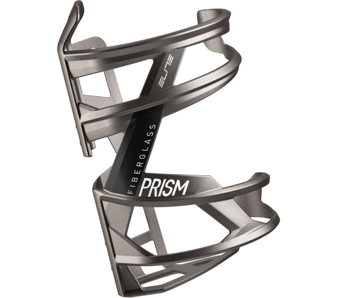 košík ELITE Prism Right titanium, černý graphic