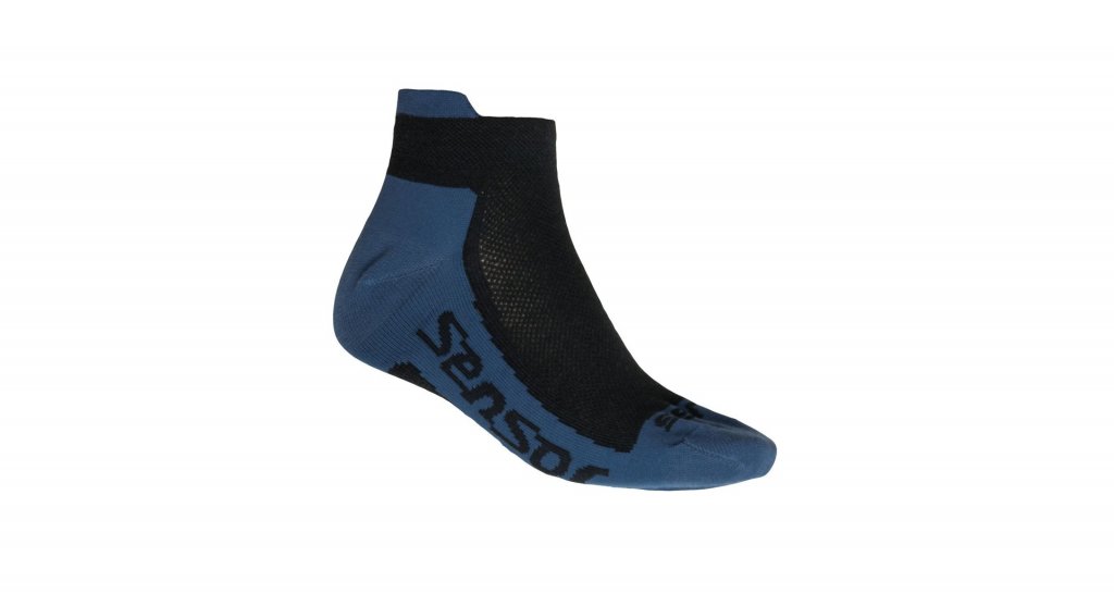 ponožky SENSOR RACE COOLMAX INVISIBLE černé/tmavě modré Velikost.: 6/8