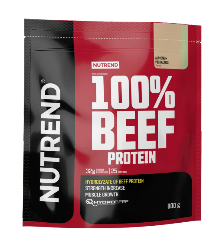 nápoj Nutrend 100% BEEF PROTEIN 900g mandle+pistácie