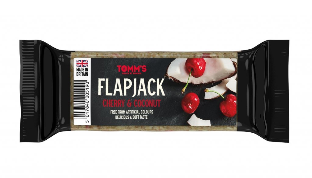 Bombus tyčinka Tomm´s Flapjack 100g třešeň+kokos