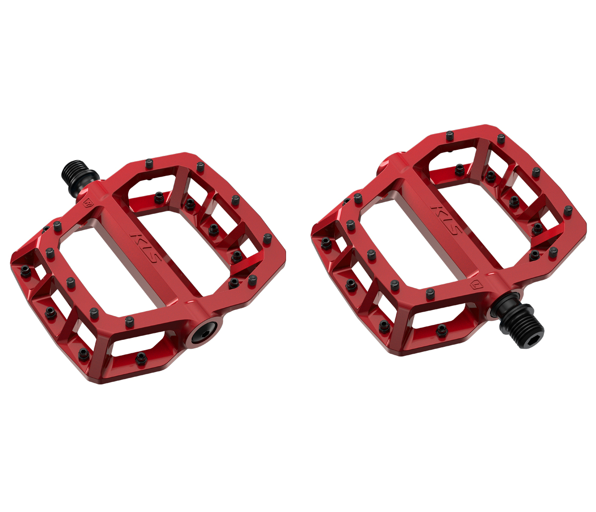 Kellys Bicycles KELLYS Pedál KLS FLAT 50 023 red Varianta: pedal-kls-flat-50-023-red