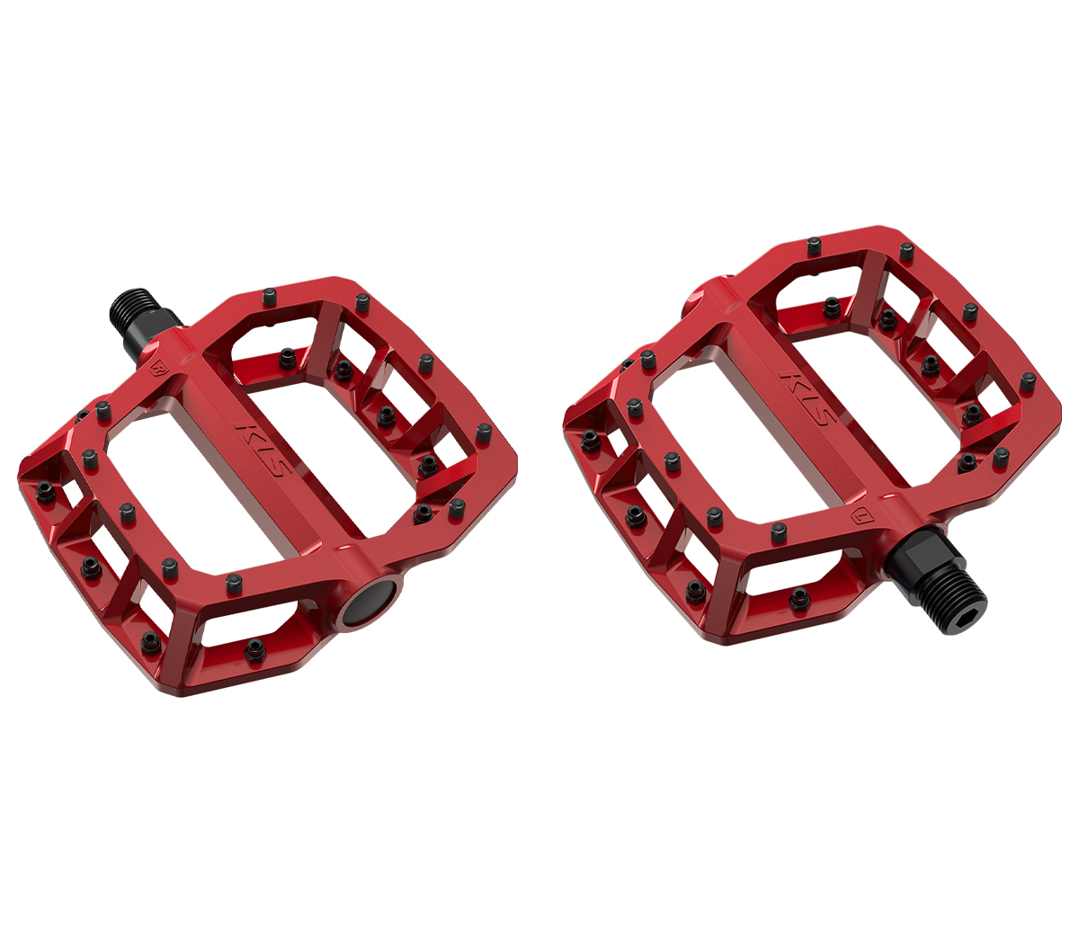 Kellys Bicycles KELLYS Pedál KLS FLAT 50 BB 023 red Varianta: pedal-kls-flat-50-bb-023-red