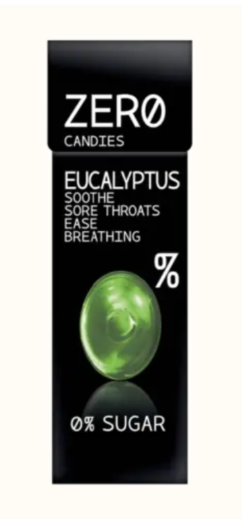 Lavidas bonbony Zero 32g eucalyptus