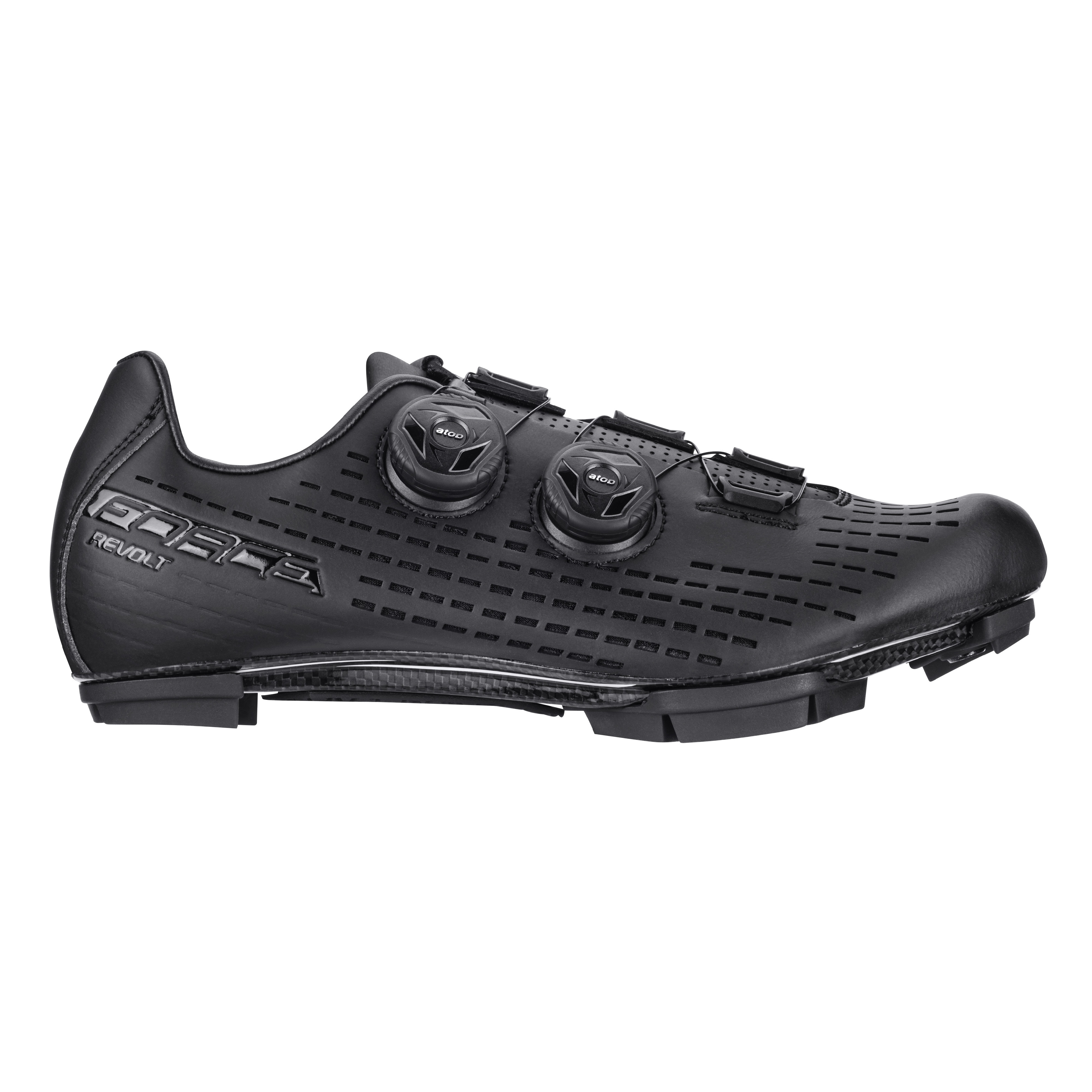 tretry FORCE MTB REVOLT CARBON, černé Varianta: 43
