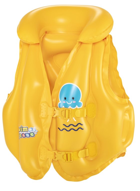 Bestway vesta plavecká Pool School s přezkami 51x46cm
