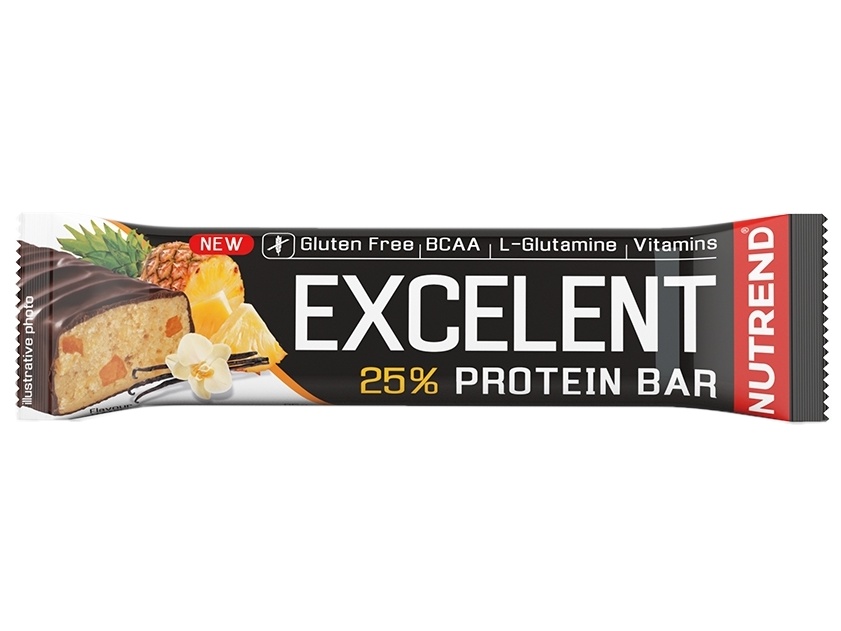 tyčinka Nutrend Excelent vanilka+ananas 85g exp.11/24