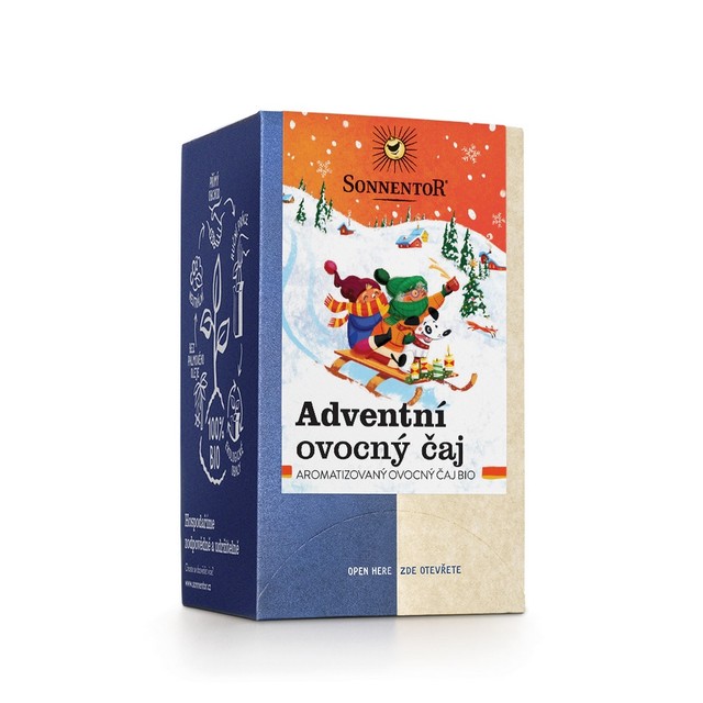 čaj "Adventní ovocný" Sonnentor 50,4 g porcovaný