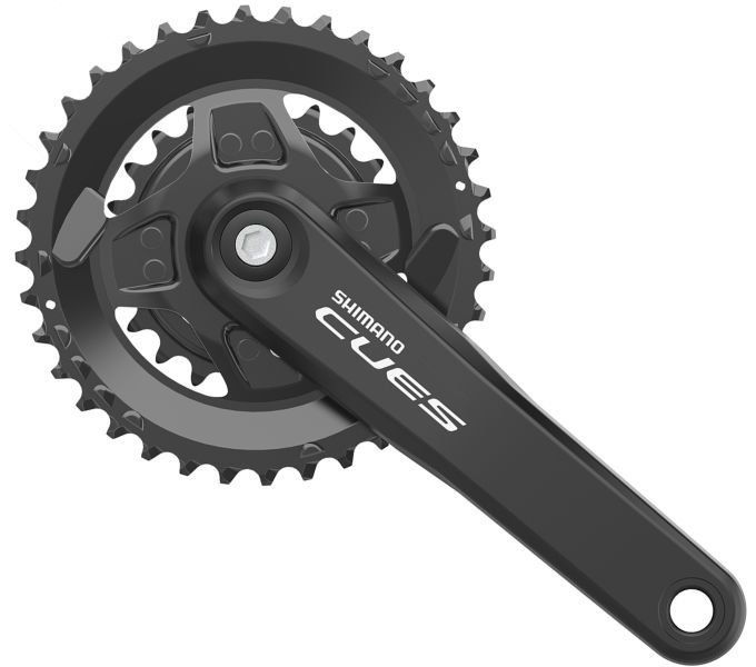 kliky Shimano CUES FC-U4000 2x9/10/11 36x22z 170mm černé bez krytu orig. balení