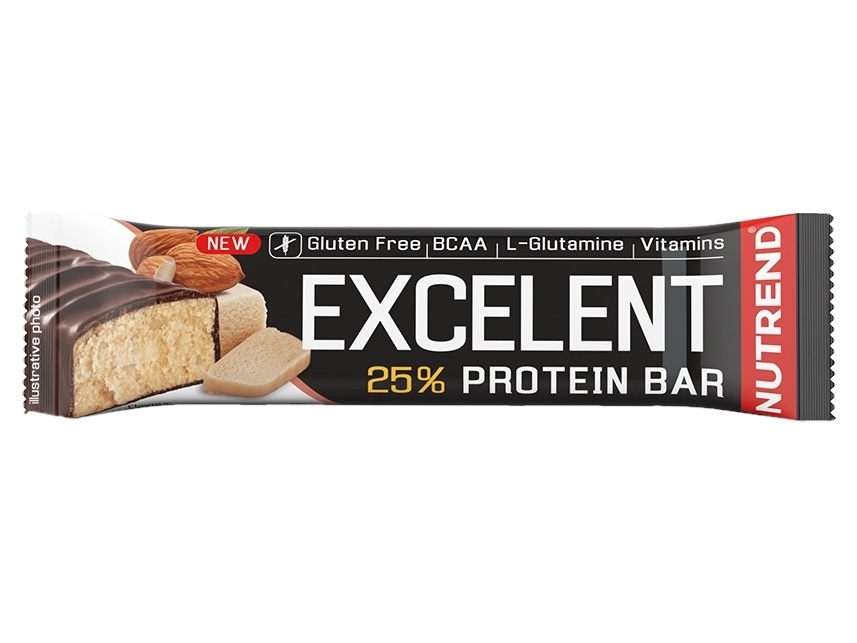 tyčinka Nutrend Excelent marcipán+mandle 85g exp. 03/25
