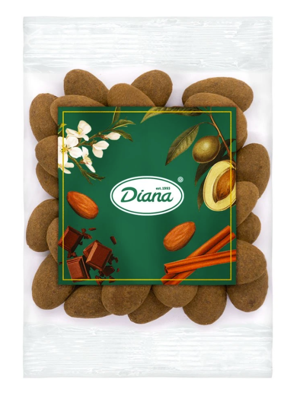 Diana Company mandle Diana v čokoládové polevě sypané skořicí 100g