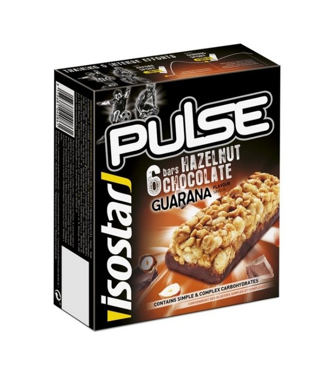 tyčinka ISOSTAR PULSE ořech-čokoláda 6x23g