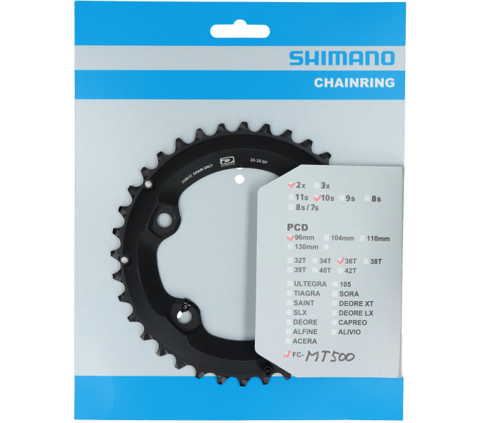 převodník 36z Shimano FC-MT500 2x10 4 díry