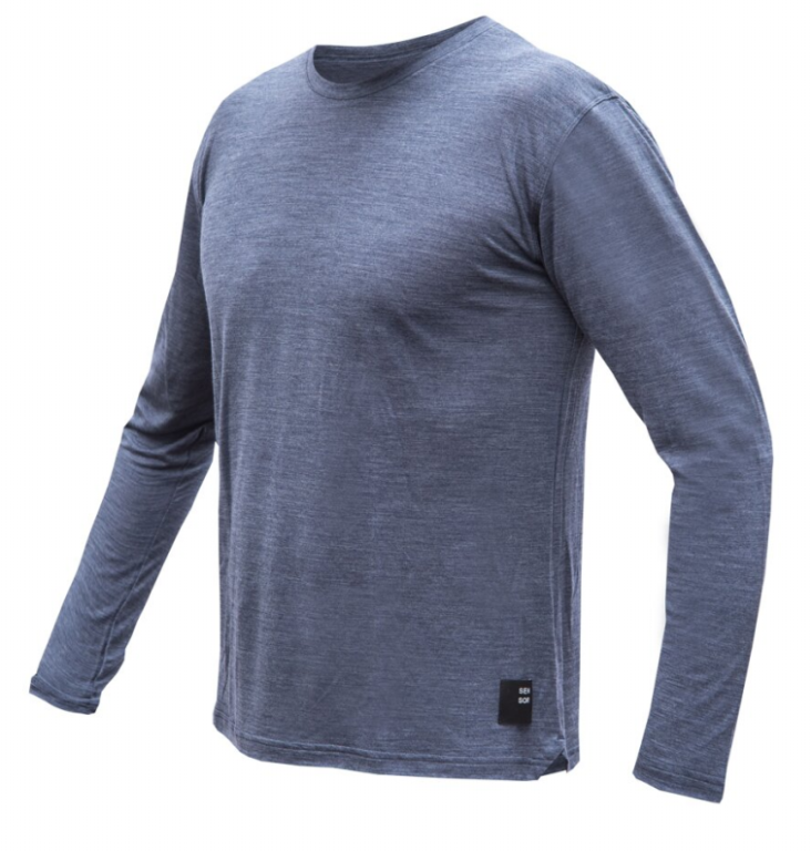 triko dlouhé pánské SENSOR MERINO LITE modré Velikost.: M