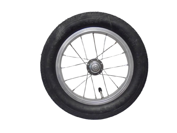 N/A kolo zapletené obuté 12" 203-21 přední 16 děr stříbrné Remerx/Ralson silniční