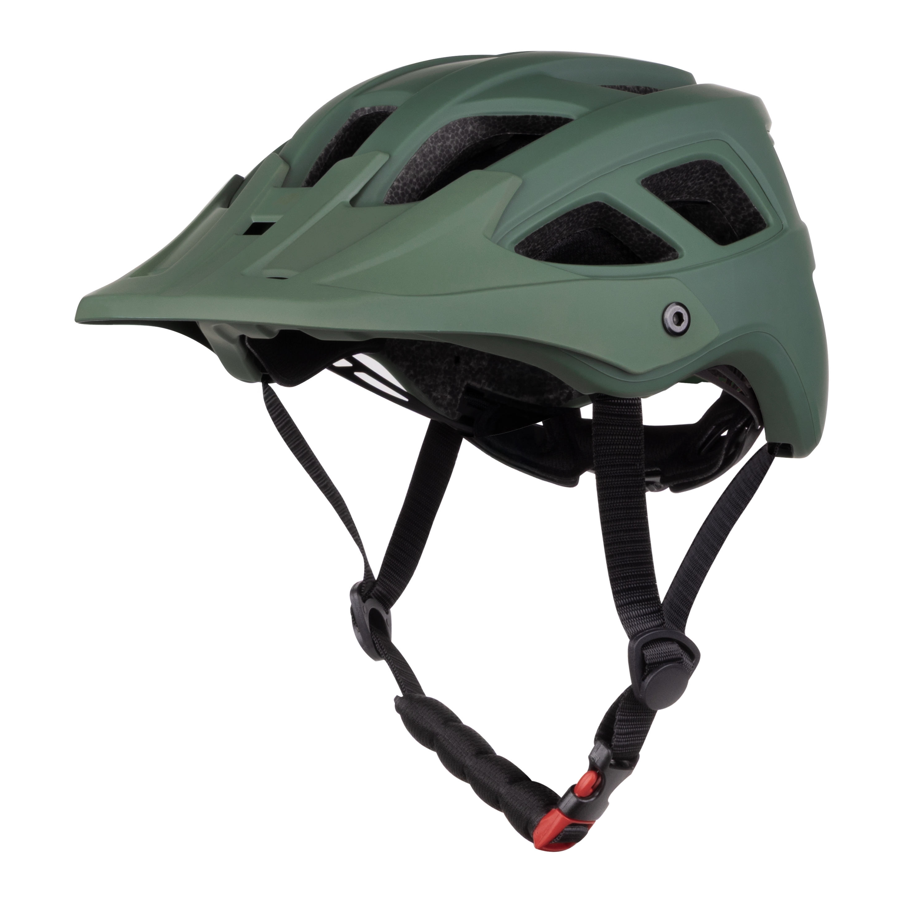 přilba FORCE IBEX MTB, zelená, matná Varianta: L-XL