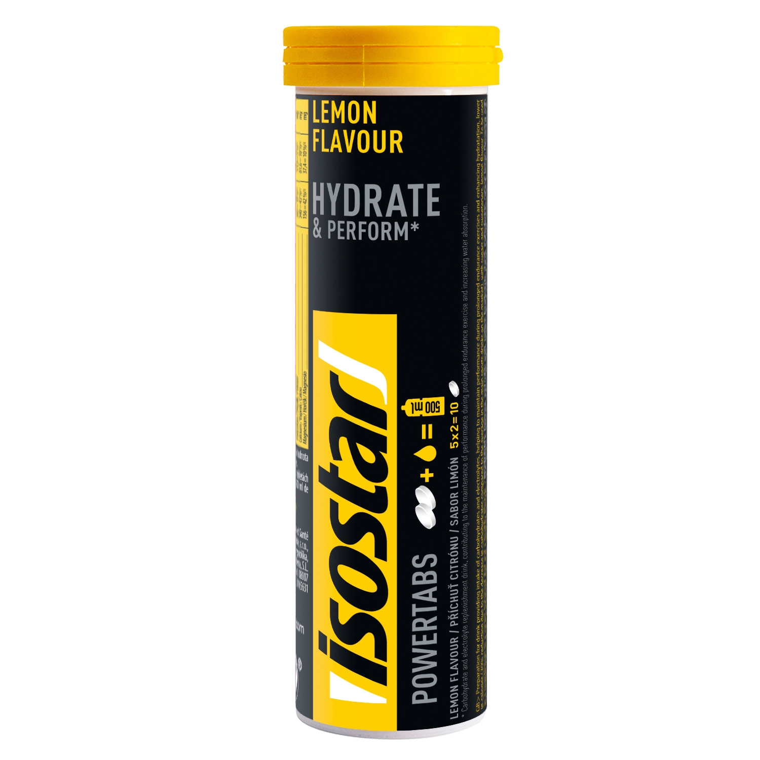 ISOSTAR Powertabs 120g, tuba, 10 tablet citron