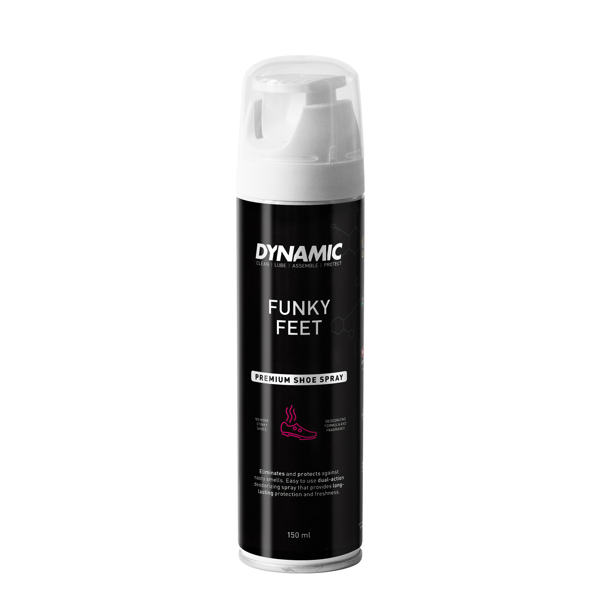 DYNAMIC BIKE CARE Sprej do bot DYNAMIC Funky Feet 150ml