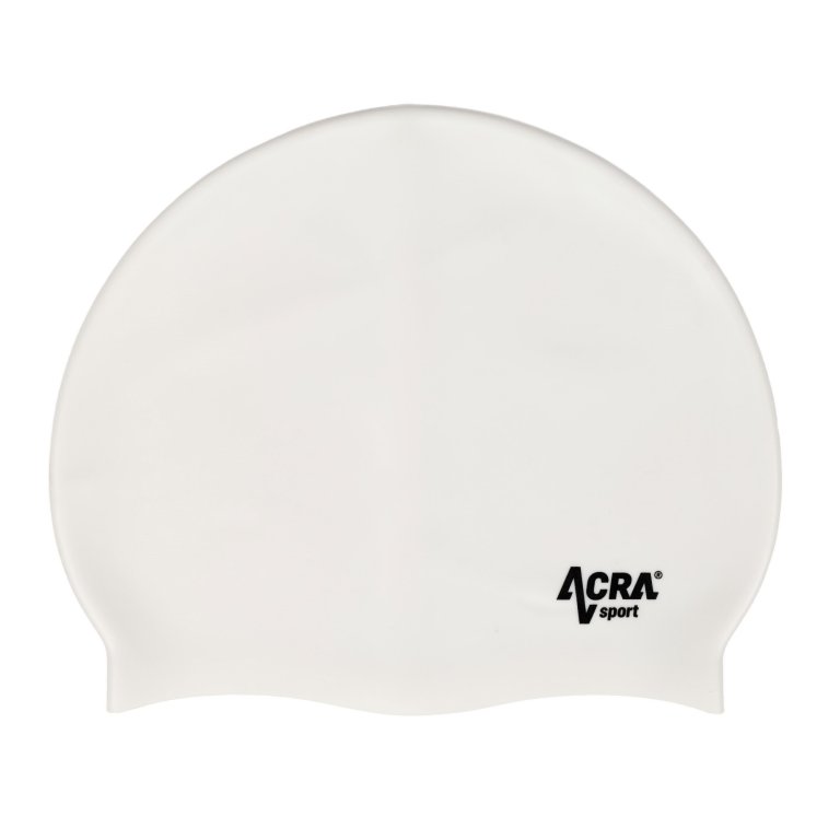 čepice plavecká Acra bílá