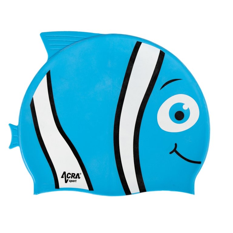 čepice plavecká dětská Acra NEMO modrá