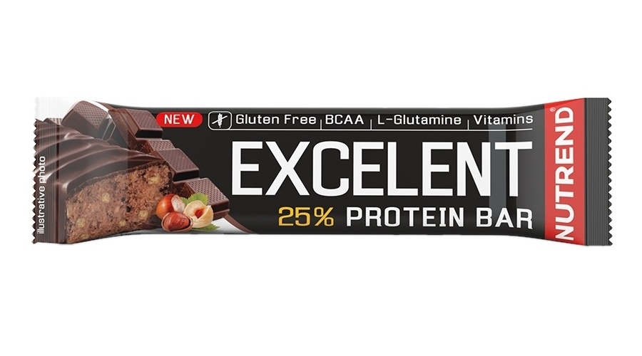 tyčinka Nutrend Excelent čokoláda+oříšky 40g exp. 09/25
