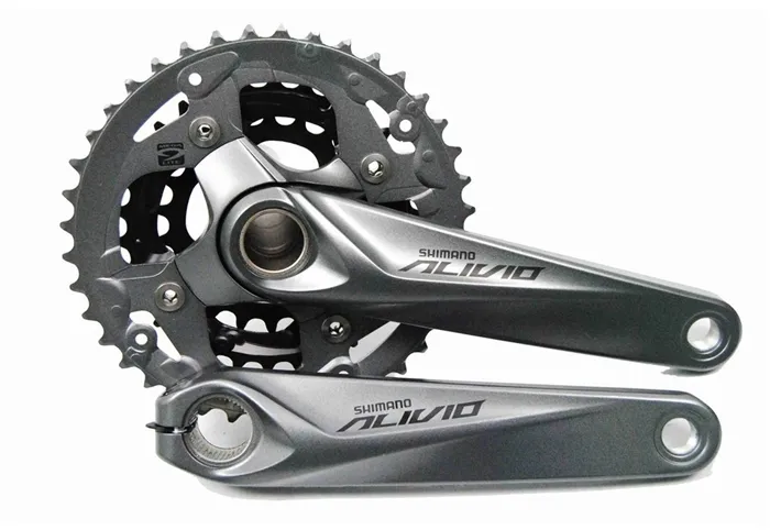 Kliky Shimano Alivio FC-M4050 3x9 40/30/22z 165mm antracit servisní balení Velikost rámu: 165MM