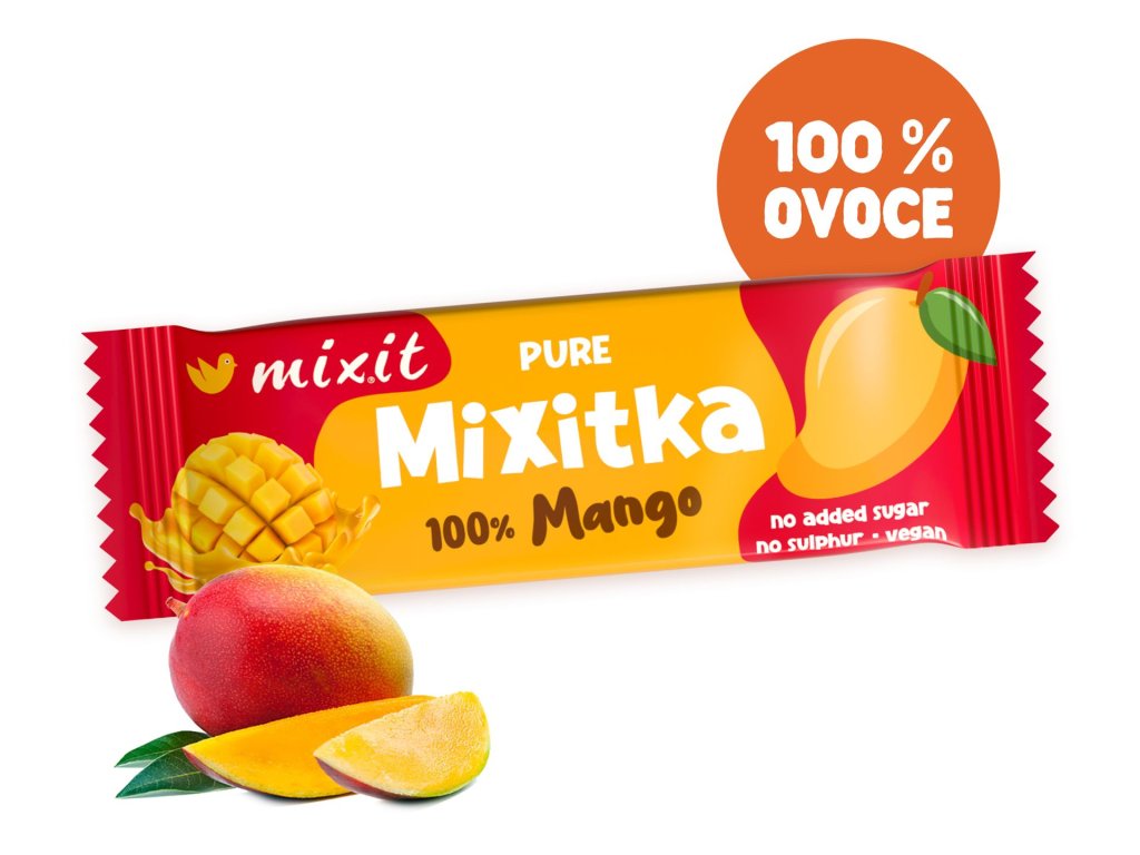 tyčinka Ovocná Mixitka - 100% Mango Mixit 20ks