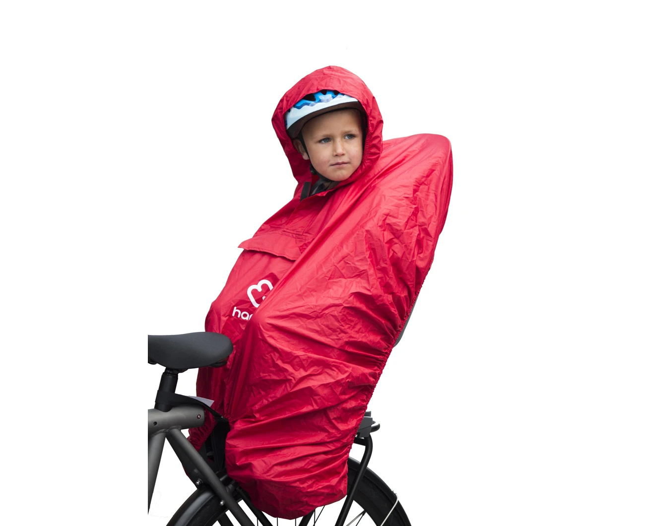 Pláštěnka s cyklosedačce HAMAX Rain Red