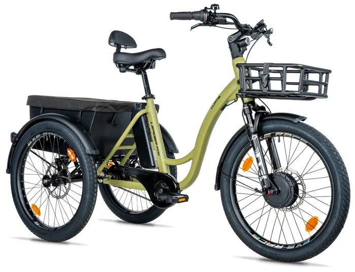 Leader Fox CARGO - TRICYCLE CURTIS, FRONT MOTOR, ARMY GREEN
