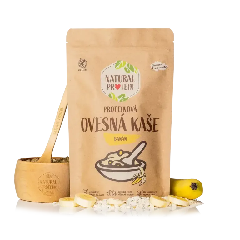 kaše ovesná NaturalProtein proteinová banán 60g