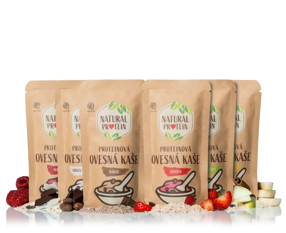 kaše ovesná NaturalProtein proteinová 6x60g start balíček