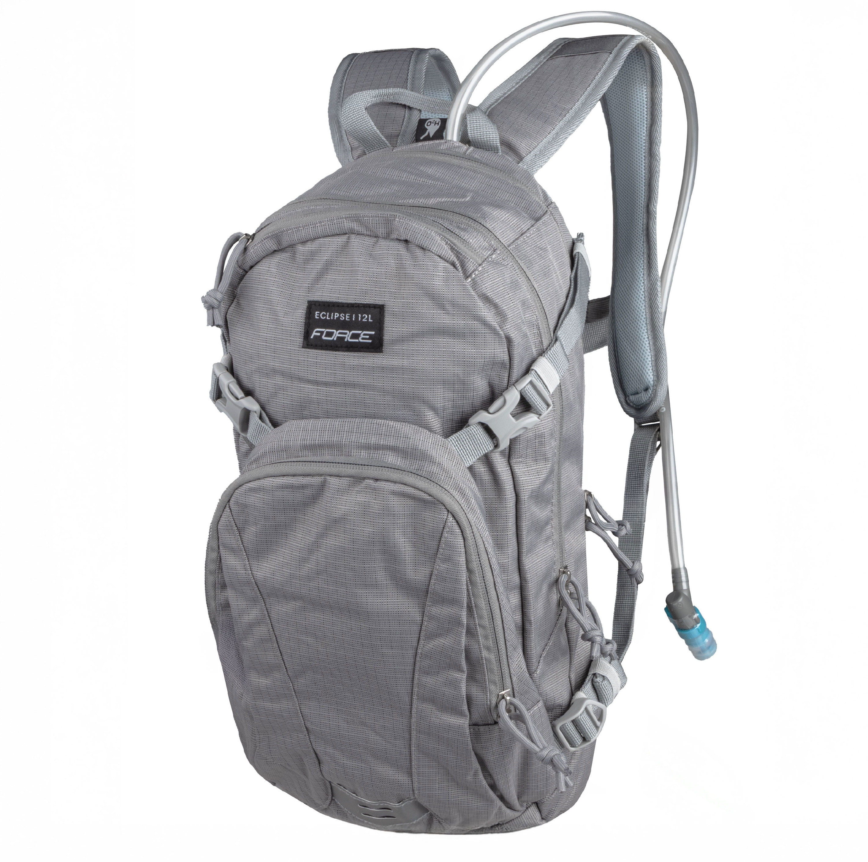 batoh FORCE ECLIPSE 12 l +2l rezervoár, šedý