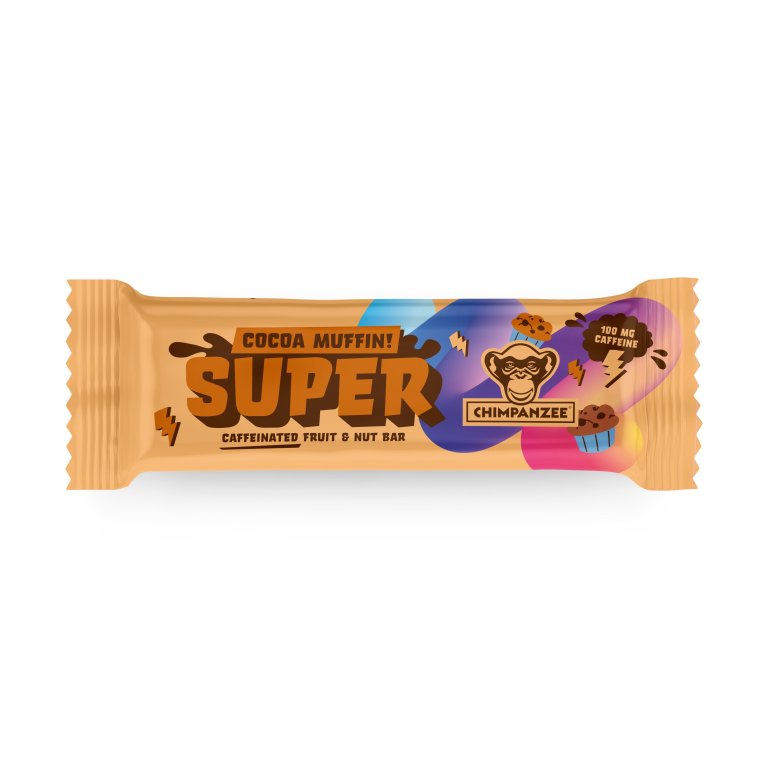 tyčinka Chimpanzee Super bar 55g Cocoa Muffin exp. 10/25