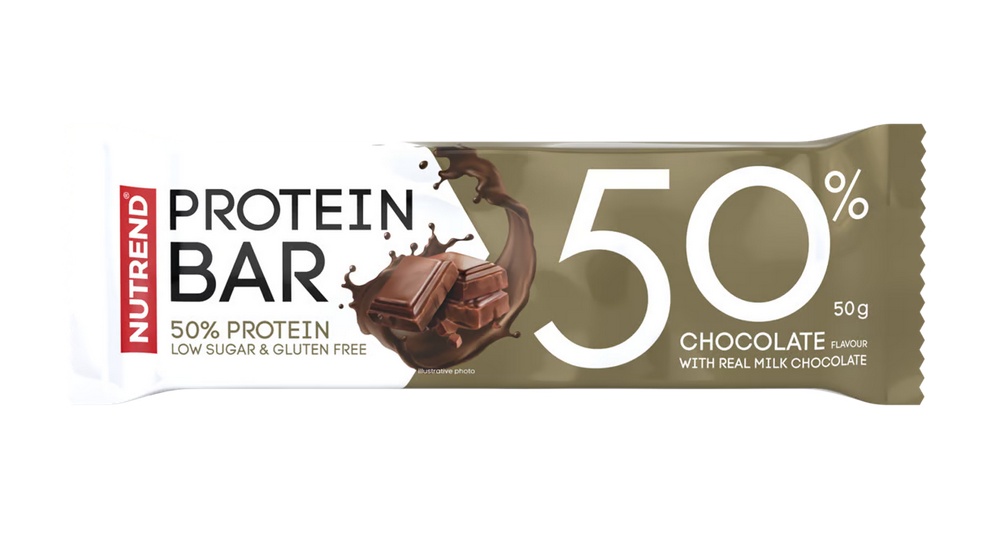 tyčinka Nutrend PROTEIN BAR 50% čokoláda 50g exp. 12/25