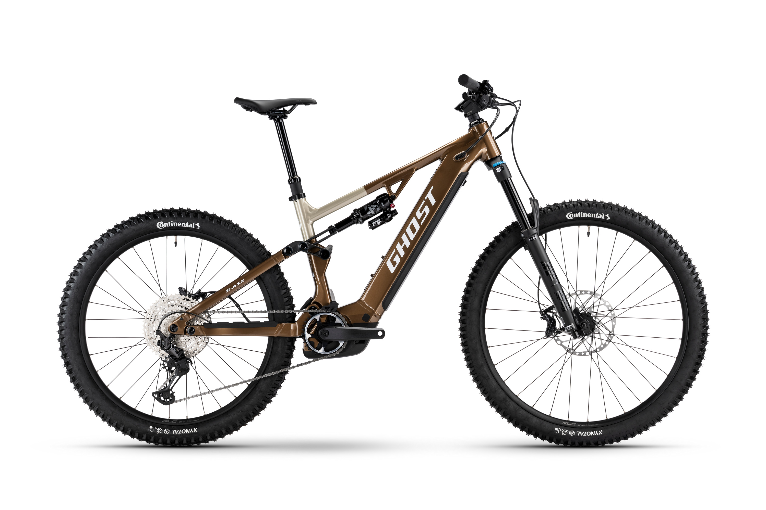 GHOST E-ASX Advanced Brown Bear/Stone Glossy Varianta: M
