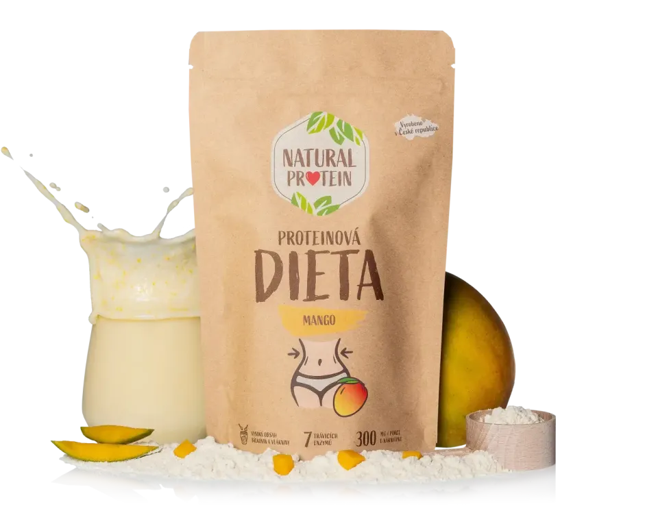 nápoj NaturalProtein protein DIETA 350g mango