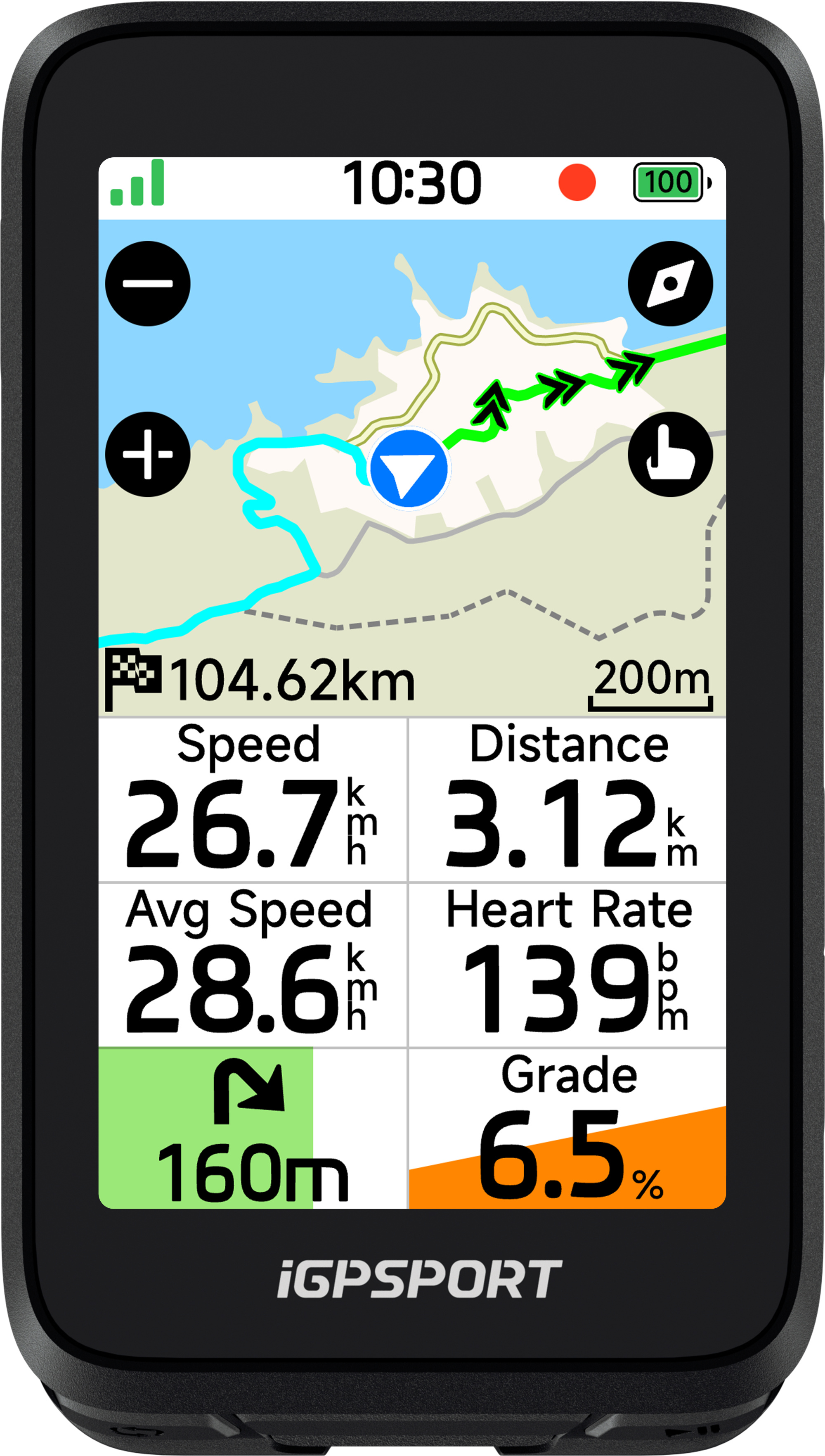 GPS navigace iGPSport BiNavi Air