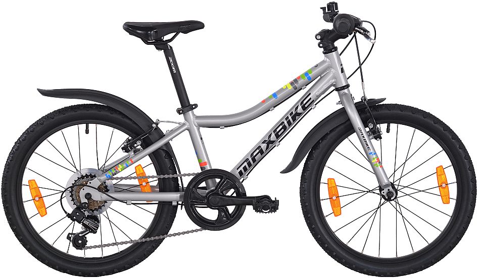 MAXBIKE JUNIOR 20 šedý